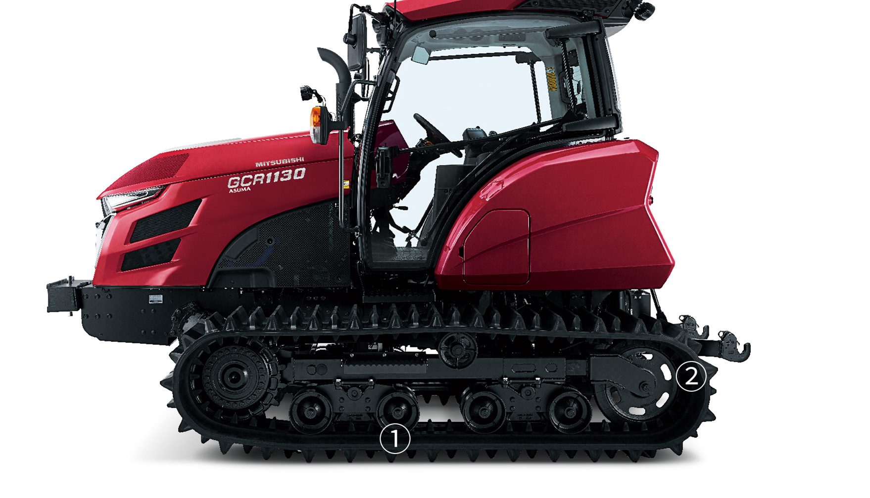 圧倒的な力強さ、ほ場への優しさ。