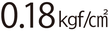 0.18 ㎏f/㎠