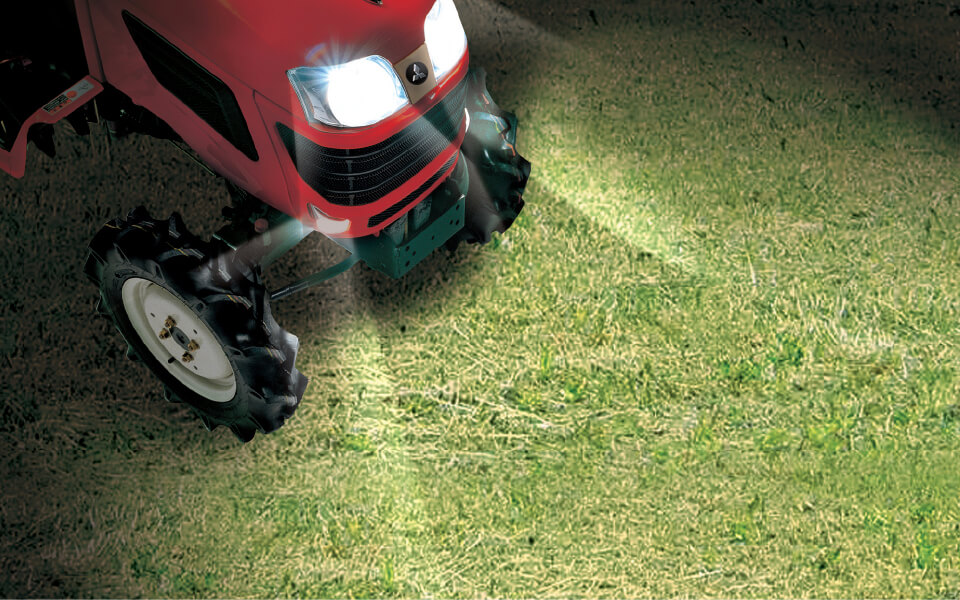 フロントサイド作業灯