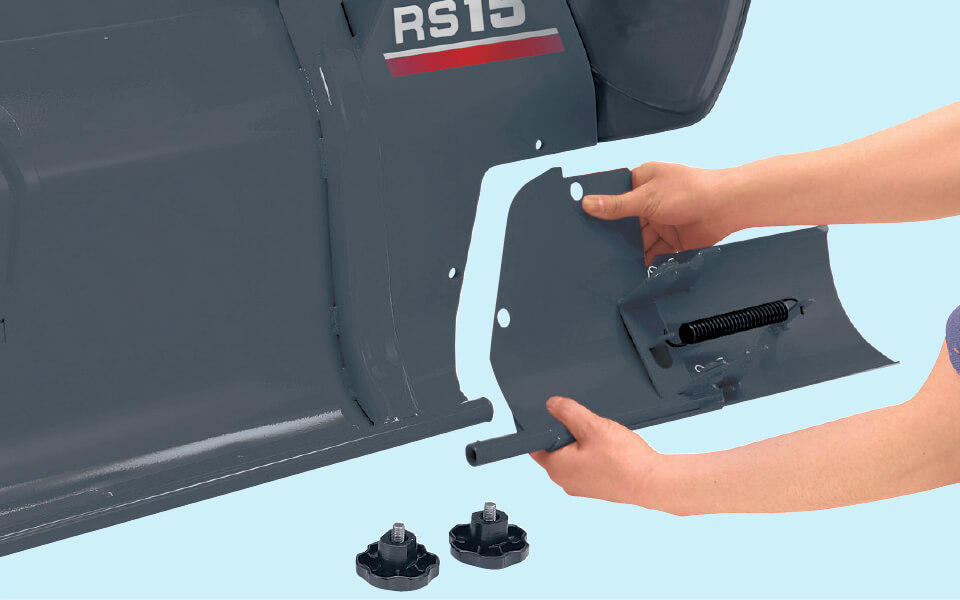 補助カバーワンタッチ着脱