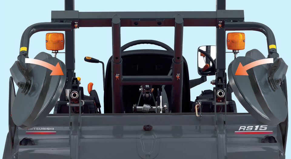 自動内向き後2輪