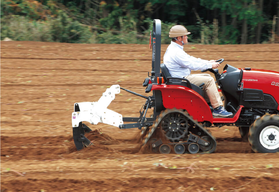 作業にゆとりを生む大きなけん引力
