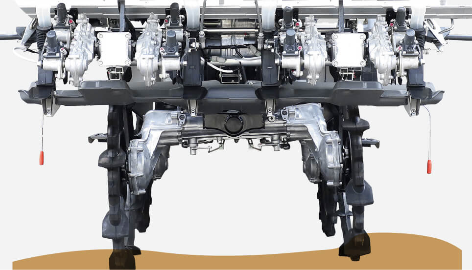 後輪ローリング