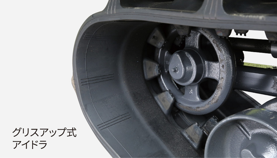 グリスアップ式アイドラ
