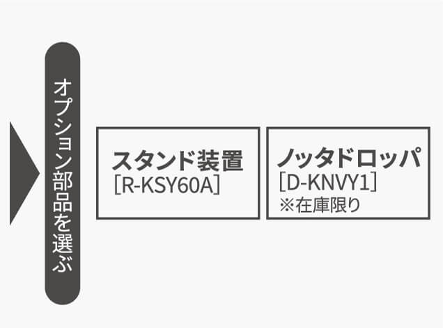 オプション部品を選ぶ