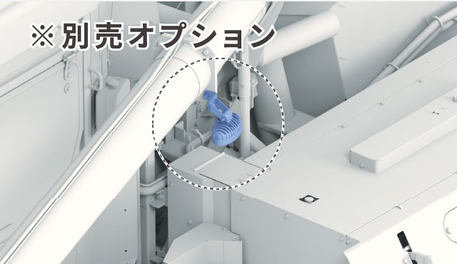 脱こく入口作業灯