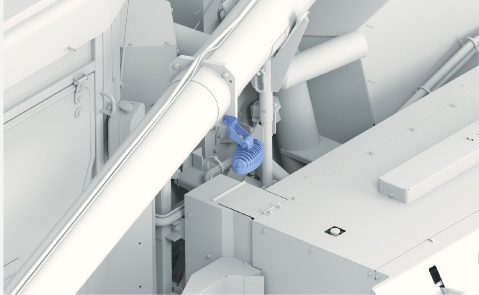 LED作業灯部品(脱こく入口)