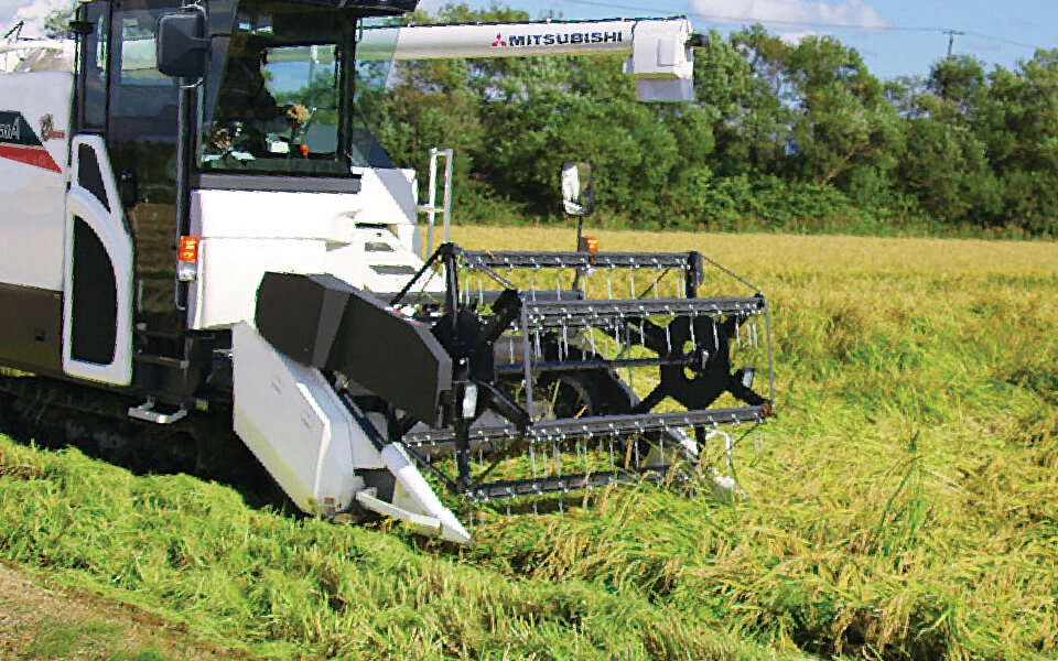 倒伏刈りスイッチ