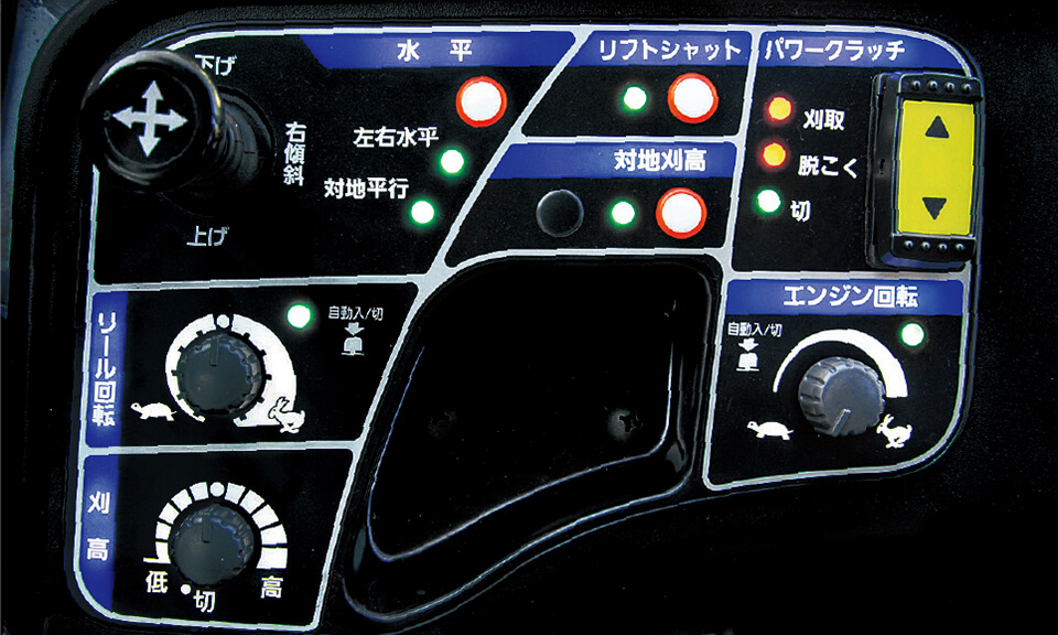 バックライト付操作パネル