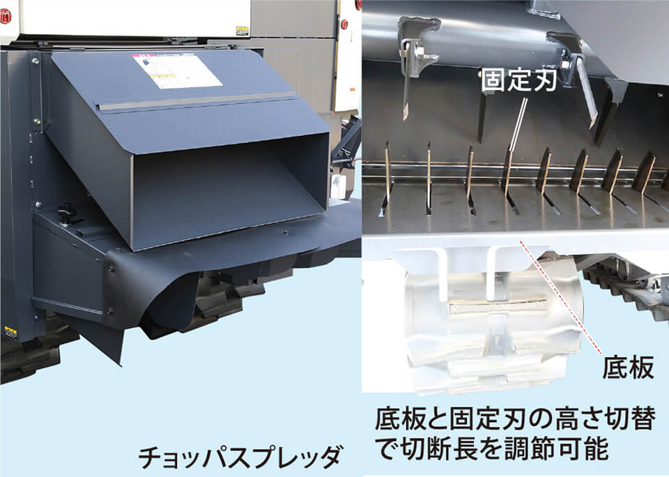 チョッパスプレッダを標準装備